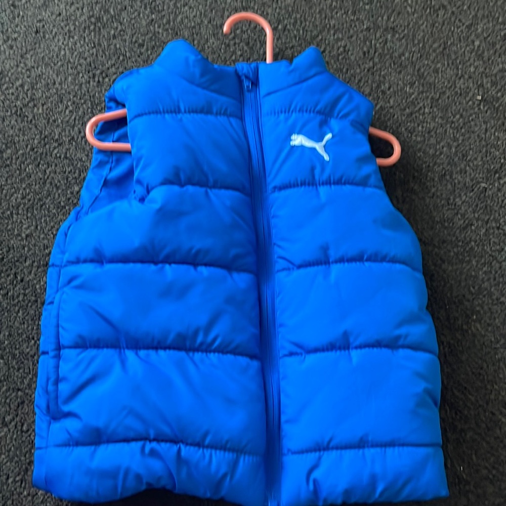 Puma Blue Puffer Vest